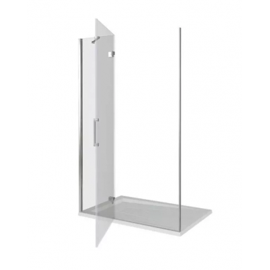 Душевая дверь Good Door Saturn WTW-110-C-CH-L (110x185 см) (левая) профиль хром/ стекло прозрачное 1