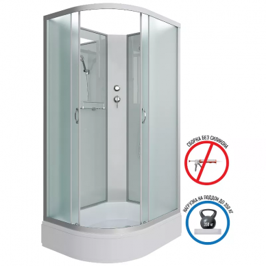 Душевая кабина Niagara Classic 110х90 R (NG-33194-14RBK) без гидромассажа 12