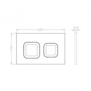 Инсталляция Bettoserb Sava Free Standing (SFS40006473) с клавишей смыва SMART хром глянец 5