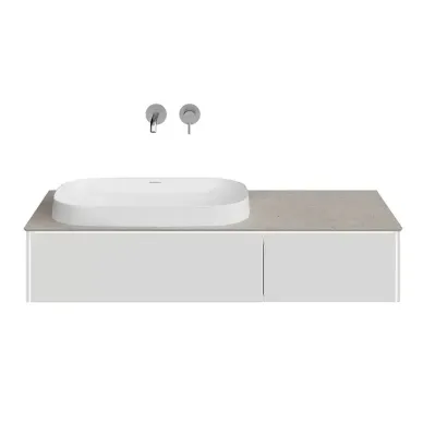Kerama Marazzi Magica Тумба подвесная, 115.4х48.5х22см., 2 ящика, цвет: утренний серый матовый MA.120.2\MGR.M 10