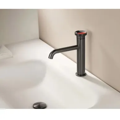 Смеситель для раковины Bronze de Luxe 9009GM-R графит/красный 7