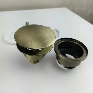 Сливной набор для раковины Teymi Lina T140214 click-clack, бронза матовая 9