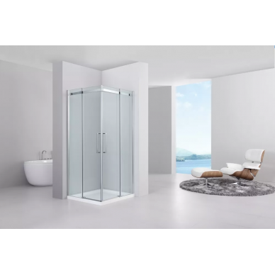 Душевой уголок Black & White Stellar Wind S502 (100х100) 8