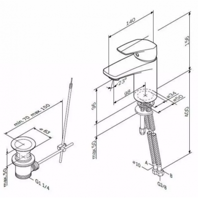 Смеситель для раковины AM.PM Gem (F9092100) 5