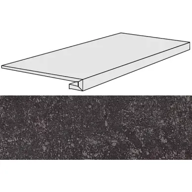 736282 Pietra del Nord Nero Gradino 33x60 0