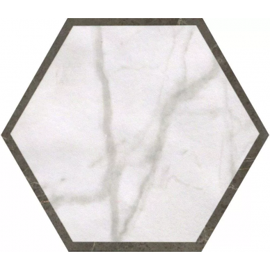 fLVE Roma Deco Esagono Calacata Imperiale 25х21,6 0