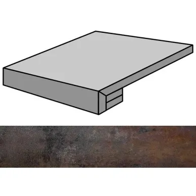 Metal Titanium Natural Gradone Rec 59.55x59.55 0
