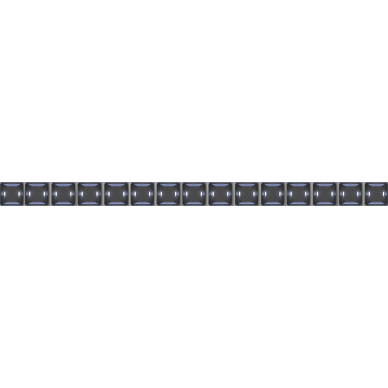 Бордюр Stripes бусинка черный 1,3х20 0