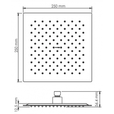 Верхний душ Wasserkraft Wiese 8400 (A200) 1