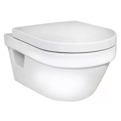 Чаша подвесного унитаза Gustavsberg Hygienic Flush (5G84HR01) с микролифтом 0