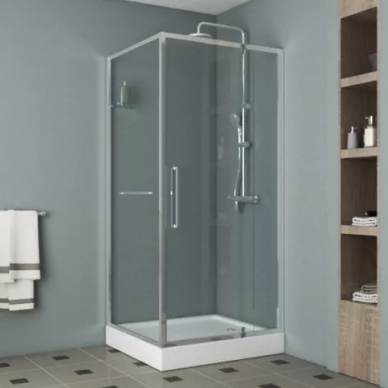 Душевой уголок Bravat Line (BS090.2116A) 90x90 см, профиль хром/стекло прозрачное 9