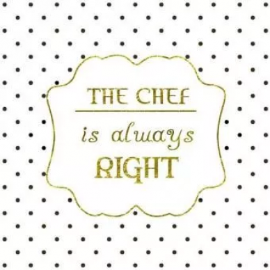 Love Cook Decor Chef 15*15 0