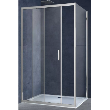 Душевой уголок Vincea Alpha (VSR-3AL9014CL) 140х90х190 см, профиль хром/стекло прозрачное 0