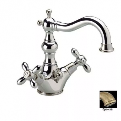 Смеситель для раковины Bugnatese Princeton Plus (8034BR) (бронза) 0