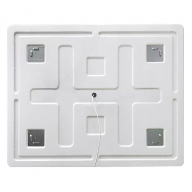 Зеркало Belbagno (SPC-GRT-1200-800-LED-TCH-SND) (120 см) со встроенной подсветкой, голосовым управлением и подогревом. 9