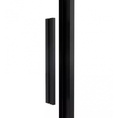 Душевой уголок Vincea Slim Soft (VSR-1SS9012CGB) 120х90х200 см, профиль чёрный/стекло тонированное 6
