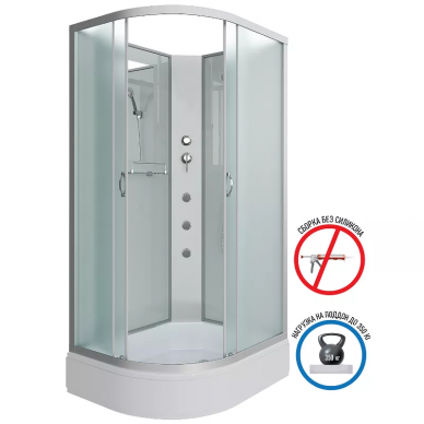 Душевая кабина Niagara Classic (NG-33194-14RBKG) 110х90 6