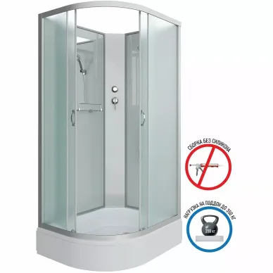Душевая кабина Niagara Classic 120х90 R (NG-33294-14RBK) без гидромассажа 10