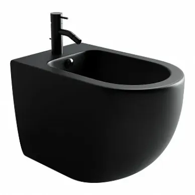 Биде ноольное Ceramicanova Metropol (CN4005MB) чёрное матовое 0