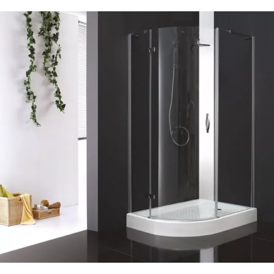 Душевой уголок Cezares Bergamo RH1 Arco (R) (120x90) прозрачное стекло 0
