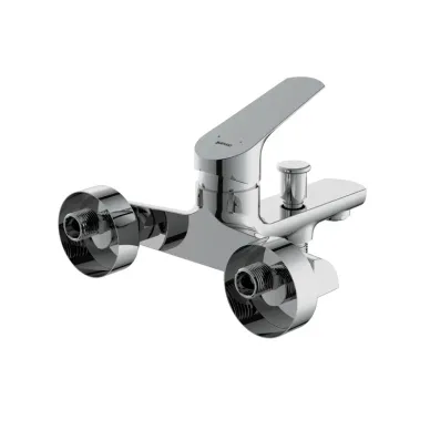 Смеситель для ванны Cersanit FLAVIS 64508, смеситель для раковины, душевая стойка, хром 8