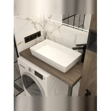 Раковина накладная Teymi Kaarina T50312 60x35, белая 4