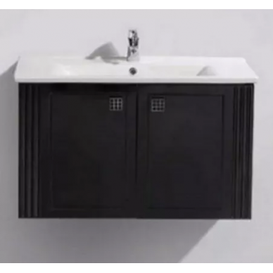 Тумба для ванной Belbagno Atria (ATRIA-1000-2A-SO-NL) черный 1
