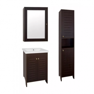 Тумба для ванной Style Line Кантри 60 (венге) 0