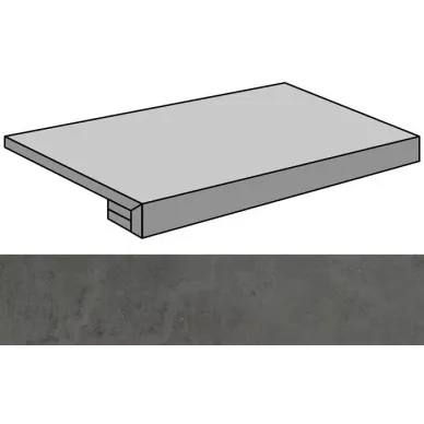 Evolution Anthracite Striato Gradone Rec-60 29.75x59.55 0