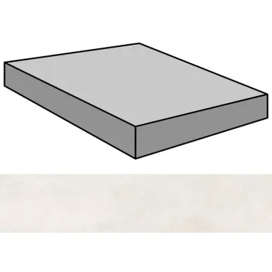 Microcement White Natural Gradone Ang 59.55x59.55 0