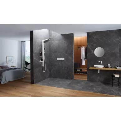 Термостат для душа Hansgrohe RainSelect (15380140) бронза 3