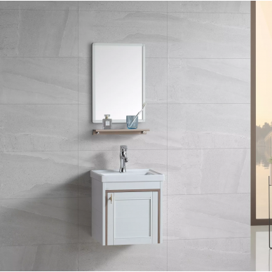 Тумба с раковиной River Amalia 405 BG (40.5 см) + зеркало (34x50 см) 0