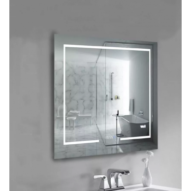 Зеркало Welt Wasser Bruno 6080-2 (60x80 см) подогрев, подсветка, часы 0