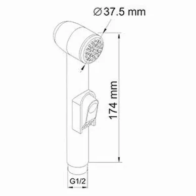 Гигиенический набор Wasserkraft (A111857) хром 10