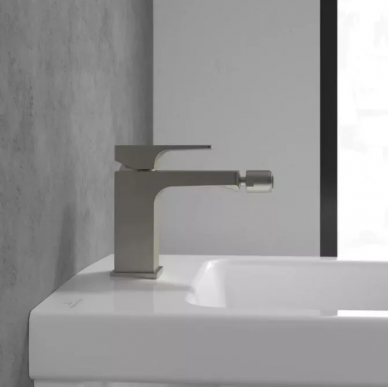 Смеситель для биде Villeroy & Boch Architectura Square (TVB12500100064) никель сатинированный матовый 6