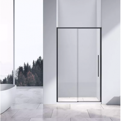 Душевая дверь Vincea Slim-N (VDS-4SN130CLB) 130x195 см, профиль чёрный/стекло прозрачное 0