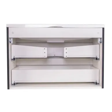 Тумба для ванной Style Line Бергамо Мини СС-00002324 80 см подвесная, антискрейтч чёрный 5