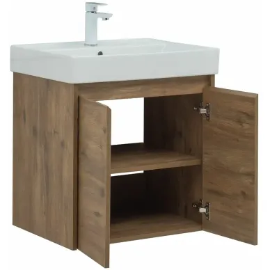 Тумба для ванной Aquanet Nova Lite 298849 60 см, дуб рустикальный 7