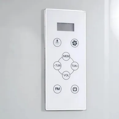 Душевая кабина DTO V V1245 120x90x220 см, с гидромассажем и электрикой 11