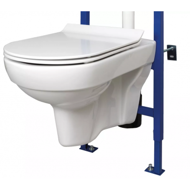 Комплект унитаз подвесной Cersanit City New Clean On с инсталляцией Link Pro (S-SET-CITYC/LPRO/S-DL/In-Wg-w) микролифт 5