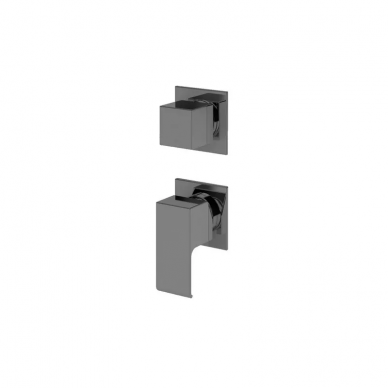 Смеситель для душа Cezares Porta (PORTA-VDIM4-M-NOP) скрытого монтажа (черный матовый) 0