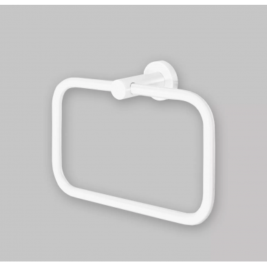 Полотенцедержатель Colombo Plus (W4931.BM) кольцо, белый матовый 3