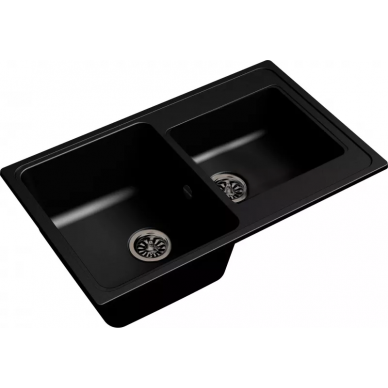 Мойка кухонная Ewigstein Elegant (E- 80D антрацит) антрацит 3
