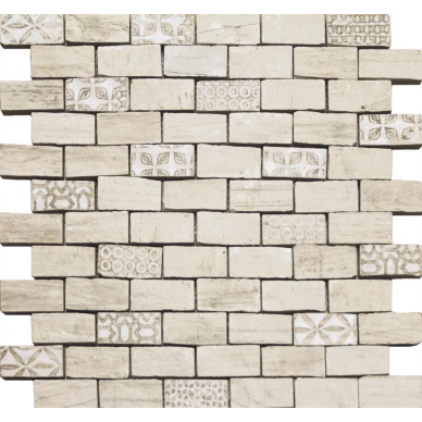 98286 Chamarel Spaccatella Deco Beige 30x30 0