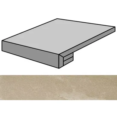 Materia Beige Lappato Gradone Rec 59.55x59.55 0