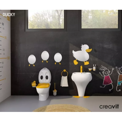 Чаша для напольного детского унитаза Creavit  Ducky (DC360.00100/DC360-11CB00E-0000) 5