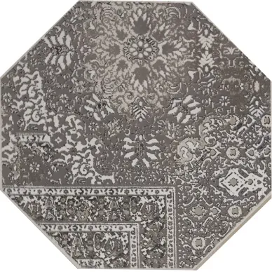 1046954 RIABITA OTTAGONA PATTERN GREY S/4 PZ 24x24 0