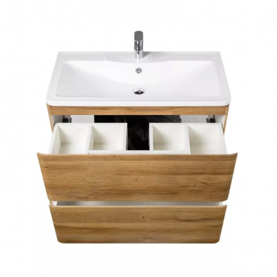 Тумба для ванной Belbagno Albano (ALBANO-800-2C-PIA-RR) (80 см) Rovere Rustico 5