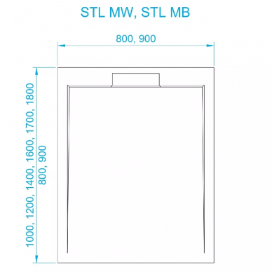 Поддон для душа RGW Stone Tray STL MW (52211099-15) белый мрамор 1