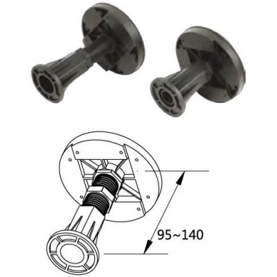Ножки для поддона Cezares Tray (TRAY-LEGS-AS-07) 0